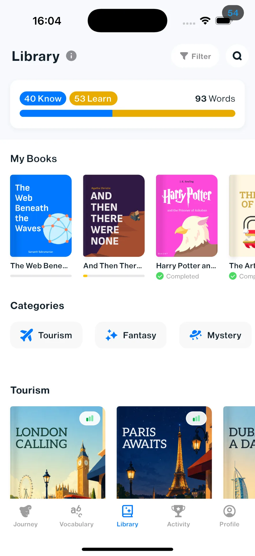 iStoria — Library